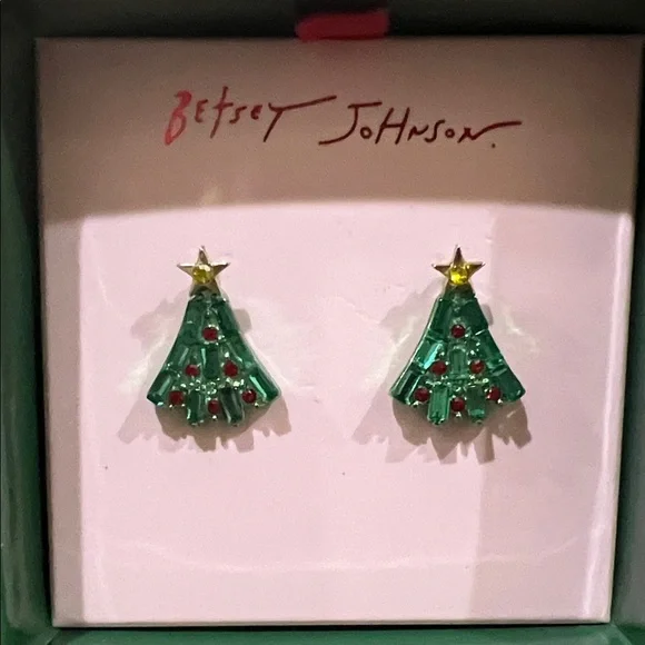 Betsey Johnson | Festive Christmas Tree Earrings 🎄 - Picture 8 of 8